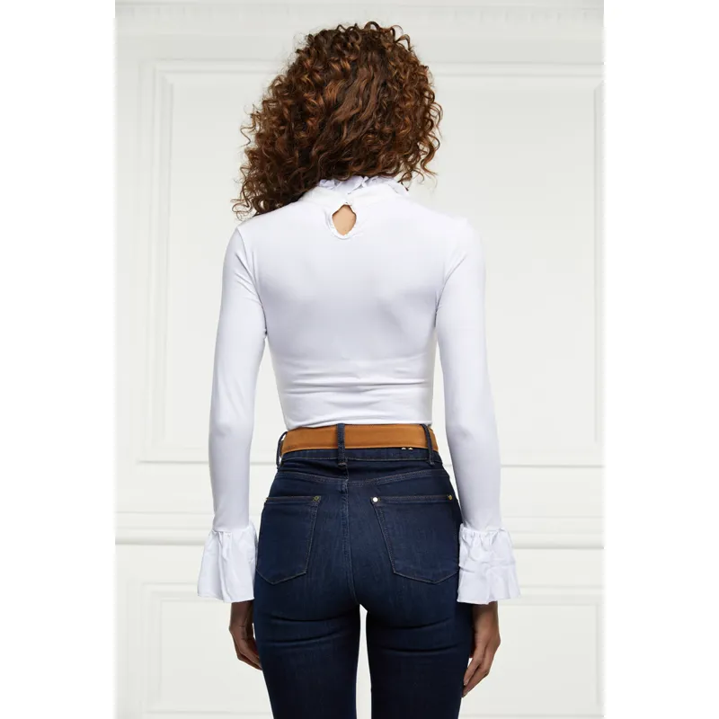 Holland Cooper Lilibet Jersey Tee - White-3